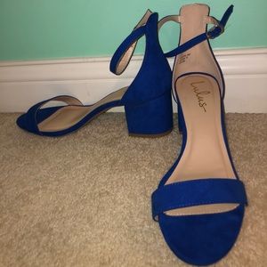 Royal Blue High Heels